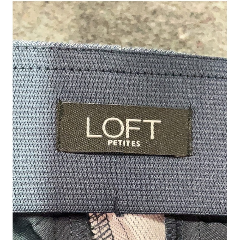 NWT Loft Ann Taylor High Waist Skinny Pants Petite Denim Look - Picture 5 of 11